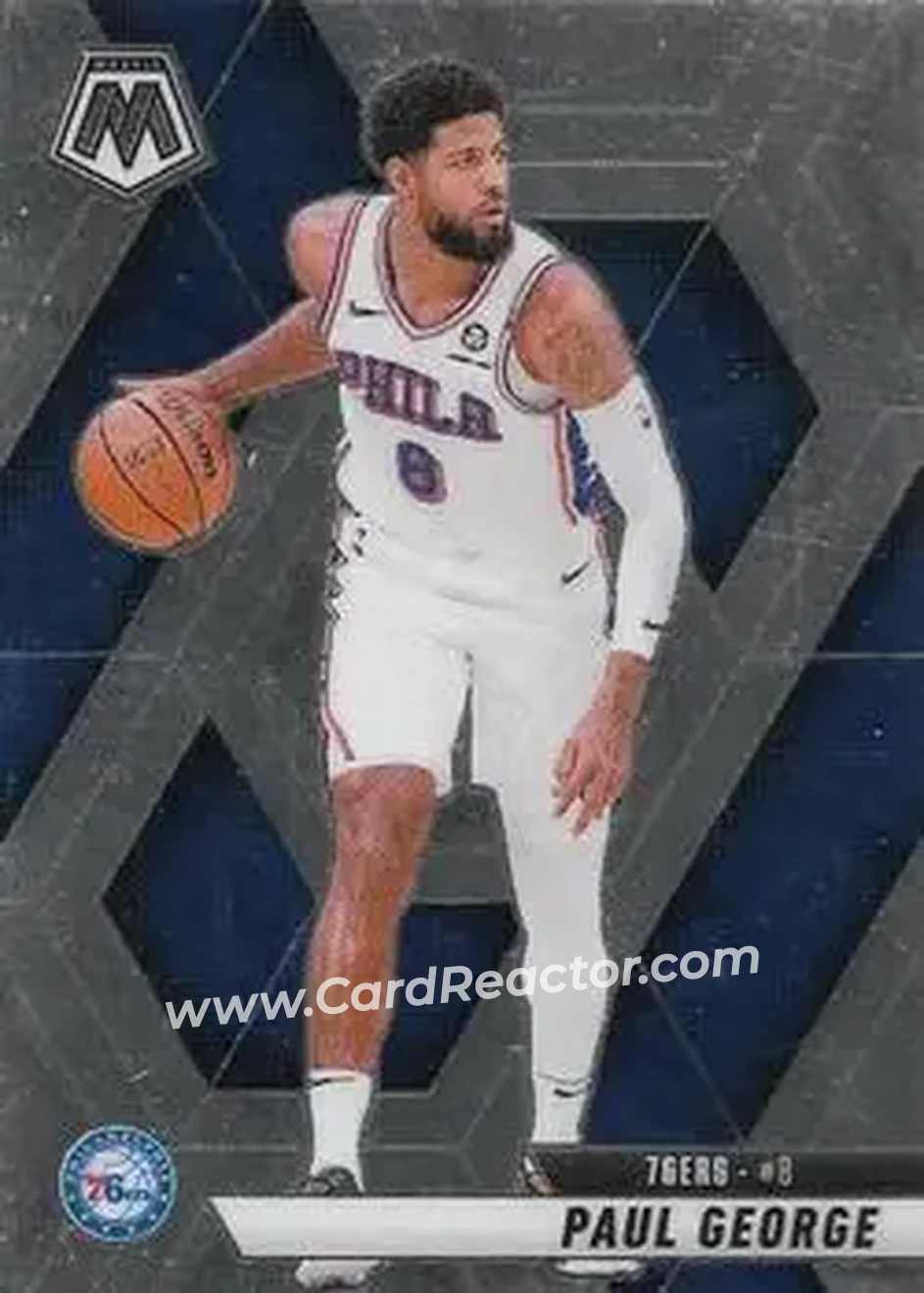 2024-25 Panini Mosaic #14 - Paul George - Philadelphia 76ers - Front