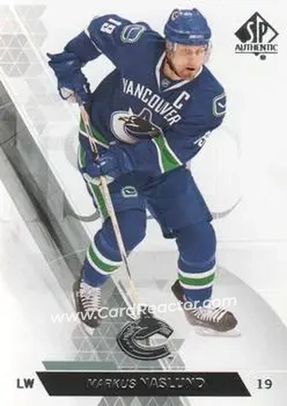 2013-14 SP Authentic #2 - Markus Naslund - Vancouver Canucks - Front