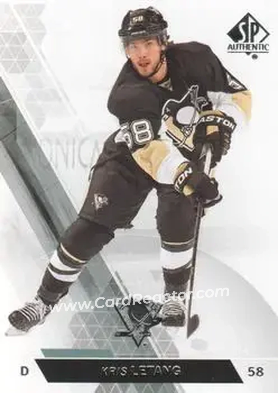 2013-14 SP Authentic #3 - Kris Letang - Pittsburgh Penguins - Front