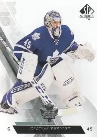 2013-14 SP Authentic #4 - Jonathan Bernier - Toronto Maple Leafs