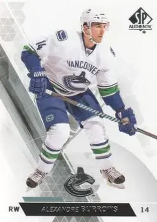 2013-14 SP Authentic #10 - Alexandre Burrows - Vancouver Canucks