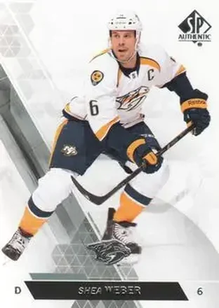 2013-14 SP Authentic #12 - Shea Weber - Nashville Predators