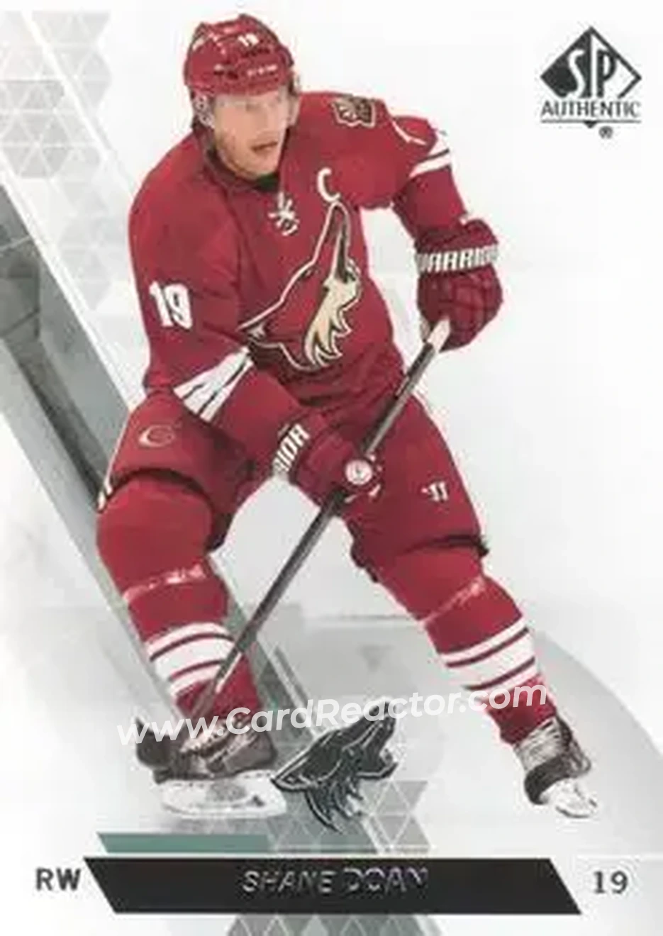 2013-14 SP Authentic #13 - Shane Doan - Phoenix Coyotes - Front