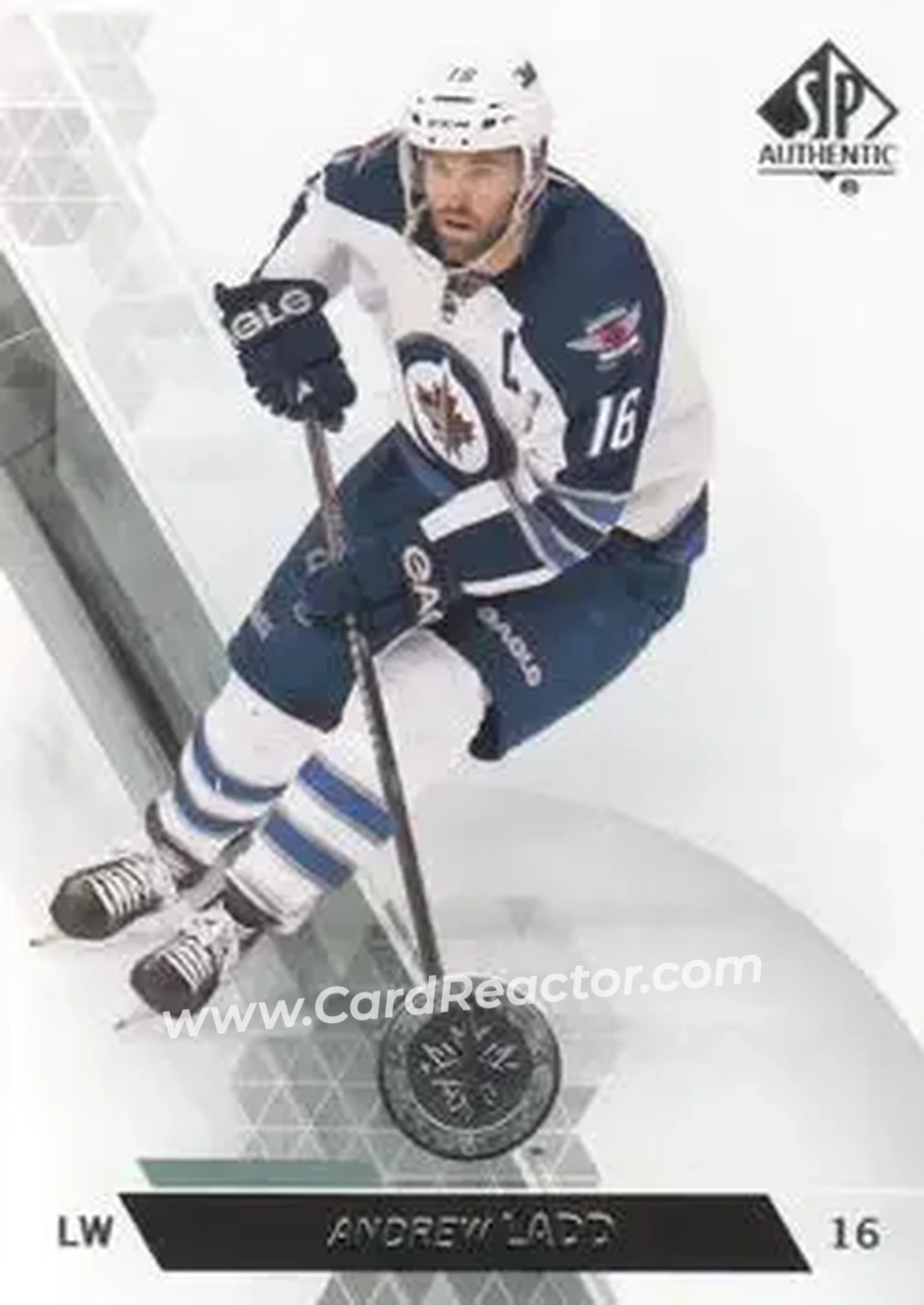 2013-14 SP Authentic #19 - Andrew Ladd - Winnipeg Jets - Front