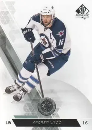 2013-14 SP Authentic #19 - Andrew Ladd - Winnipeg Jets