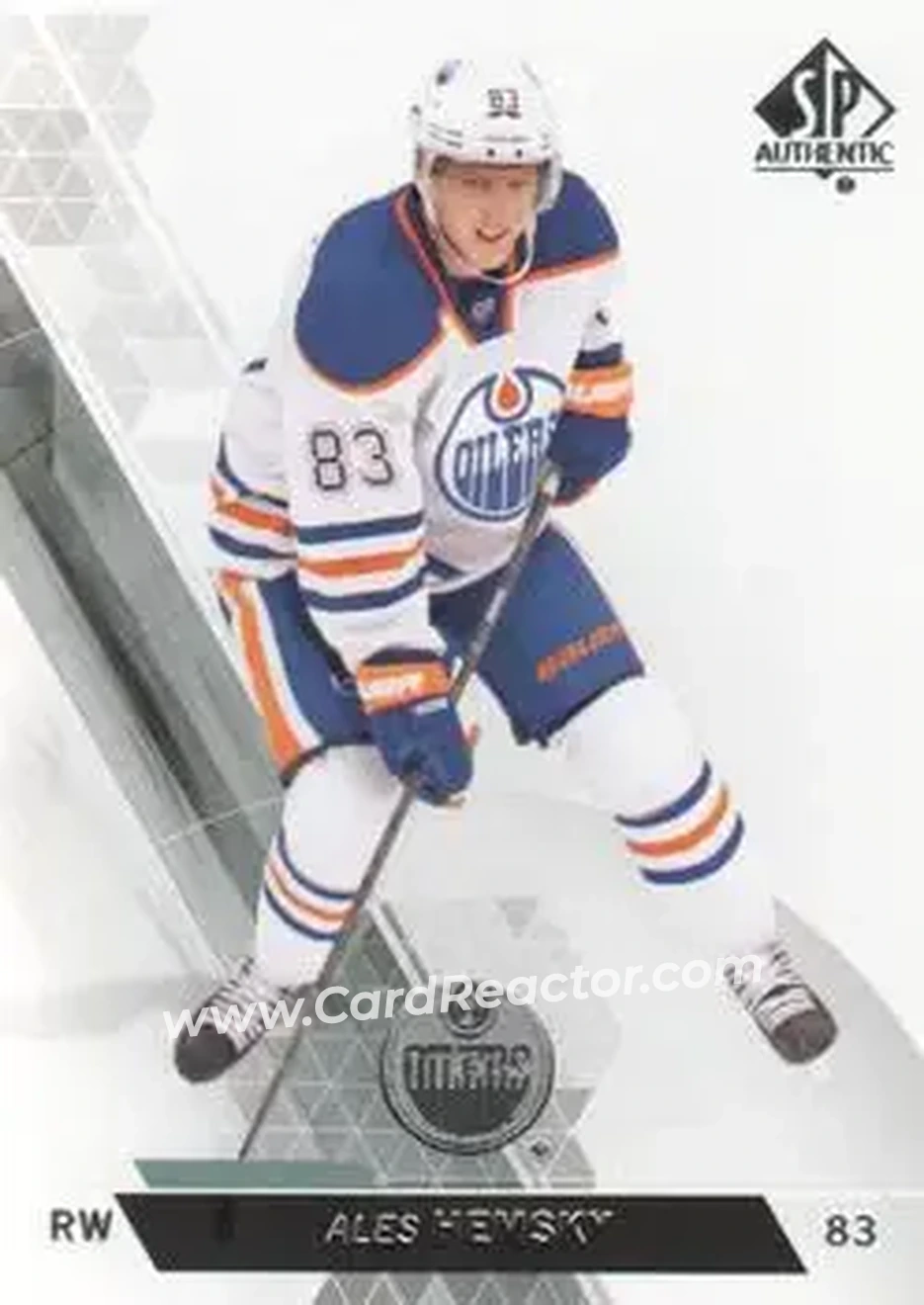 2013-14 SP Authentic #20 - Ales Hemsky - Edmonton Oilers - Front