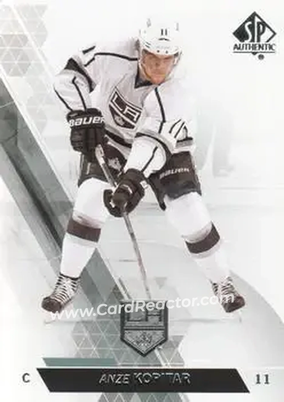 2013-14 SP Authentic #21 - Anze Kopitar - Los Angeles Kings - Front