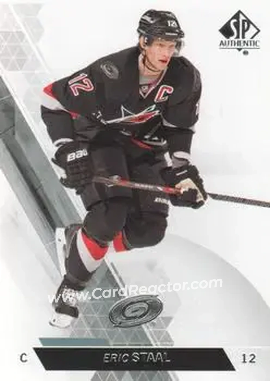 2013-14 SP Authentic #27 - Eric Staal - Carolina Hurricanes - Front