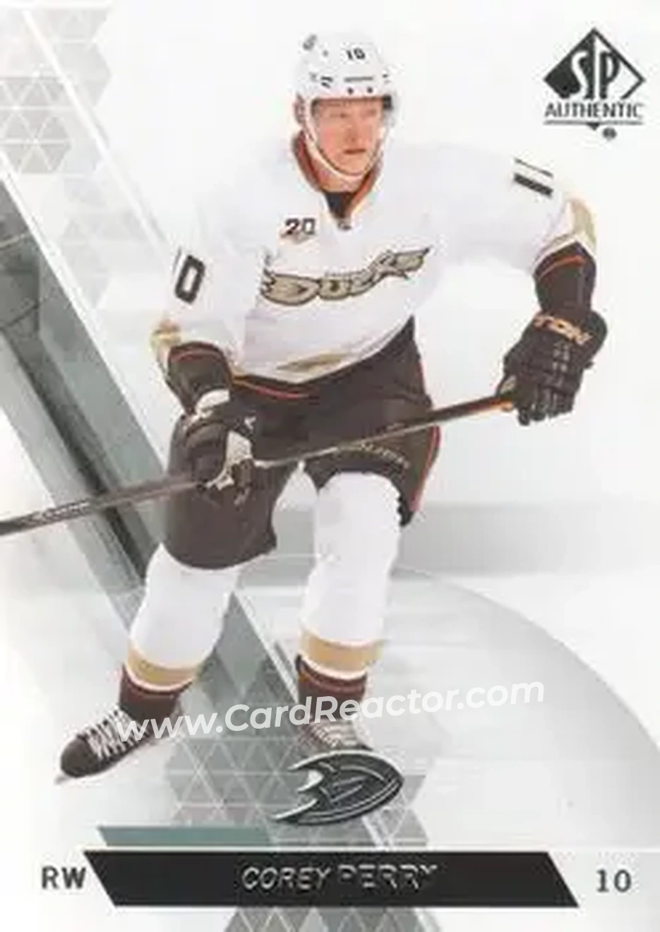 2013-14 SP Authentic #28 - Corey Perry - Anaheim Ducks - Front 2013-14 SP Authentic #28 - Corey Perry - Anaheim Ducks - Front