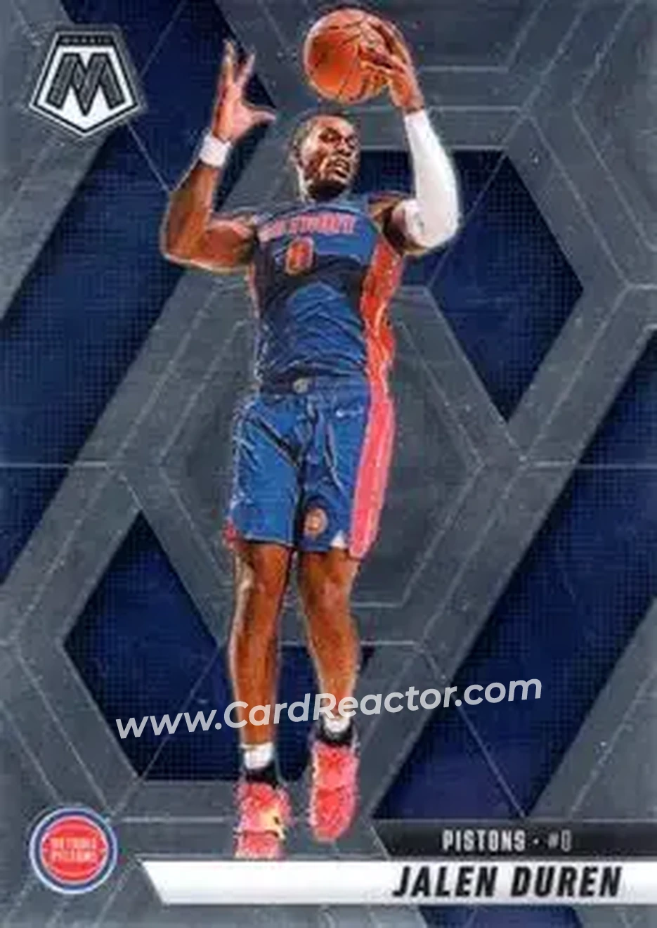 2024-25 Panini Mosaic #15 - Jalen Duren - Detroit Pistons - Front