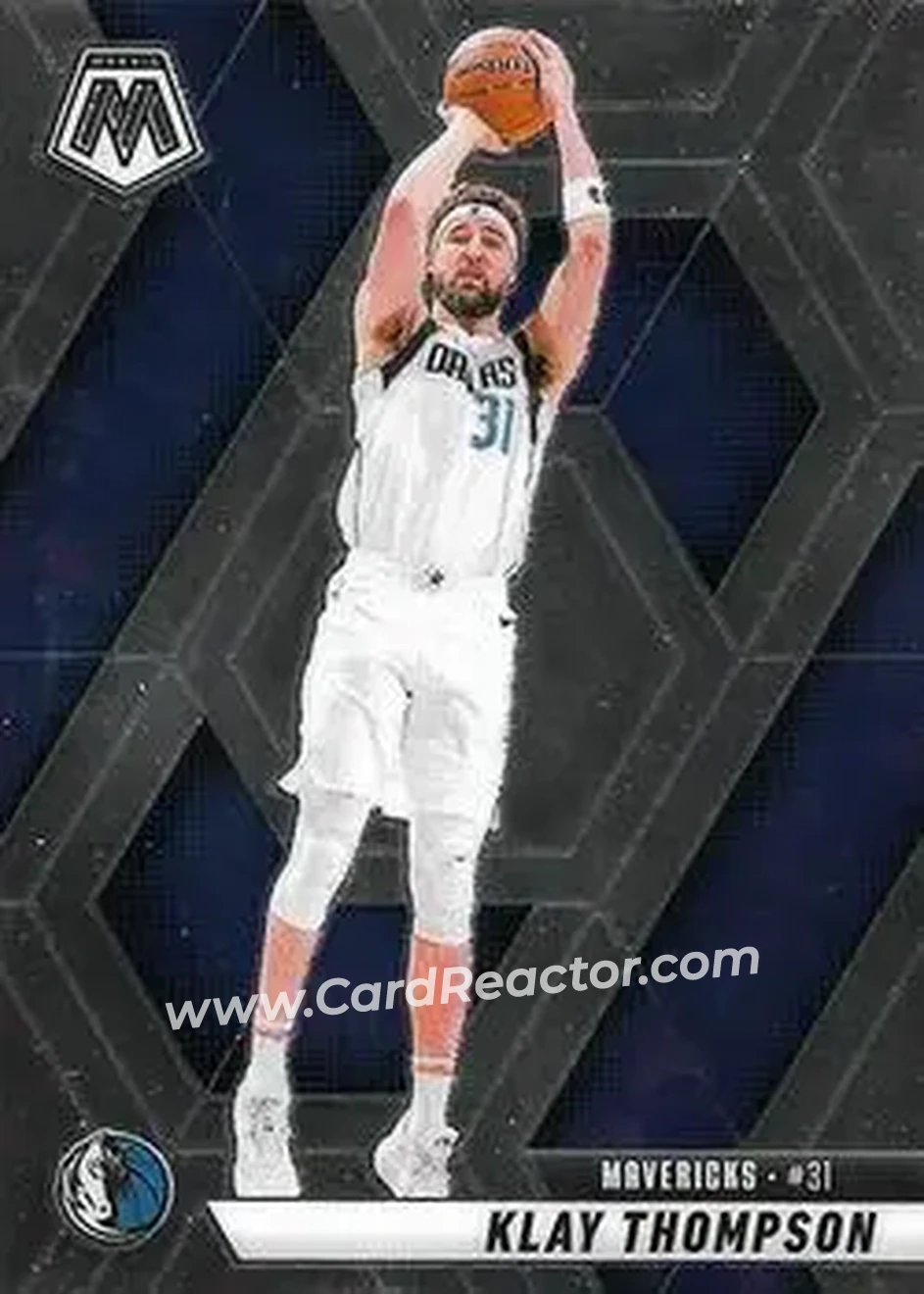 2024-25 Panini Mosaic #16 - Klay Thompson - Dallas Mavericks - Front 2024-25 Panini Mosaic #16 - Klay Thompson - Dallas Mavericks - Front