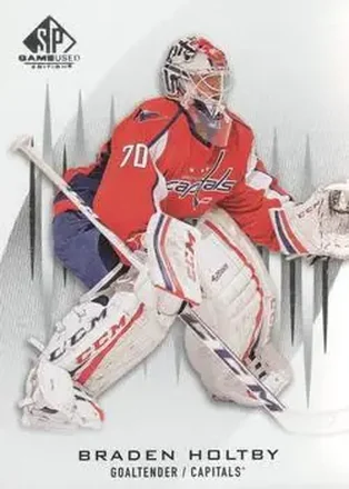 2013-14 SP Game Used #4 - Braden Holtby - Washington Capitals