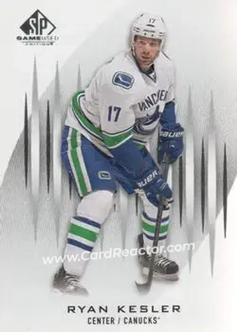 2013-14 SP Game Used #8 - Ryan Kesler - Vancouver Canucks - Front