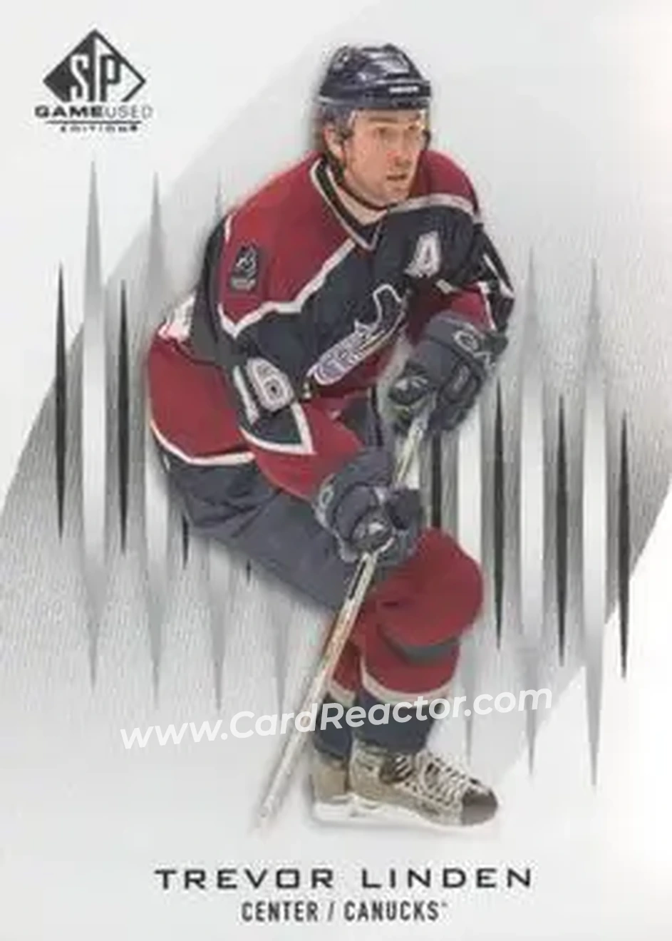 2013-14 SP Game Used #9 - Trevor Linden - Vancouver Canucks - Front