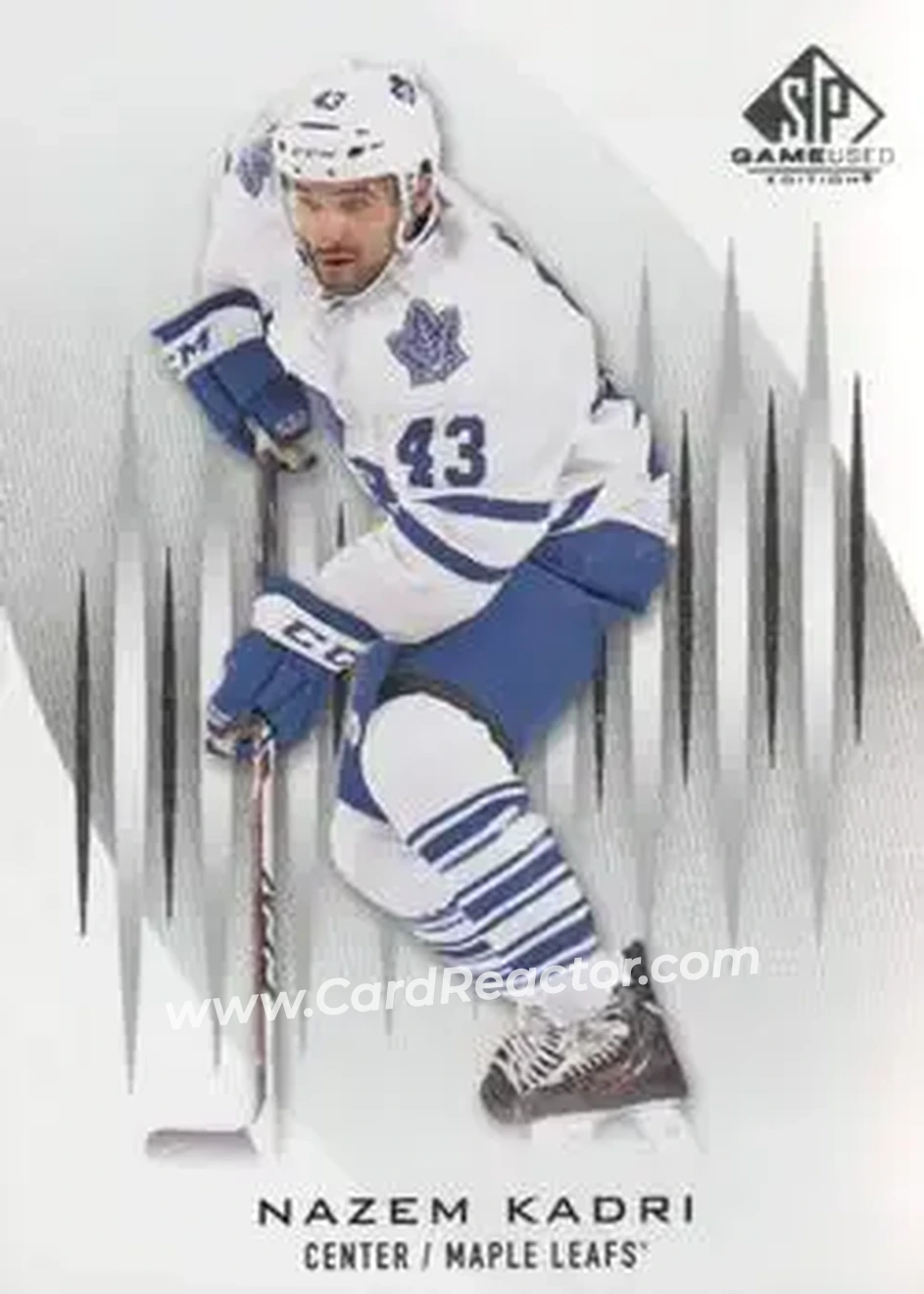 2013-14 SP Game Used #11 - Nazem Kadri - Toronto Maple Leafs - Front