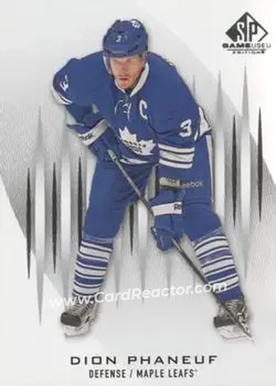 2013-14 SP Game Used #12 - Dion Phaneuf - Toronto Maple Leafs - Front
