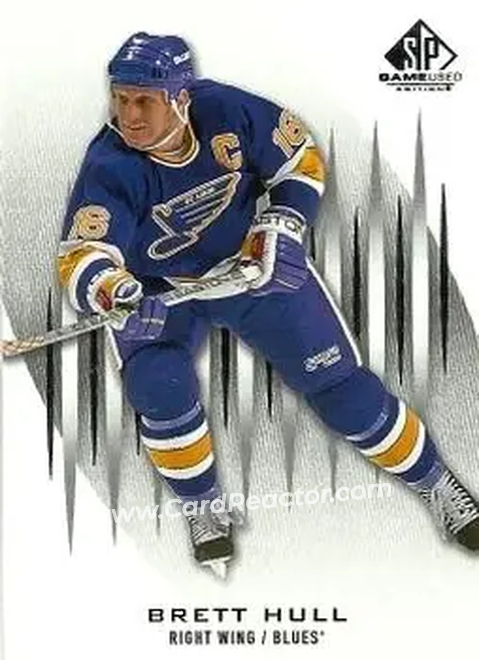 2013-14 SP Game Used #17 - Brett Hull - St. Louis Blues - Front