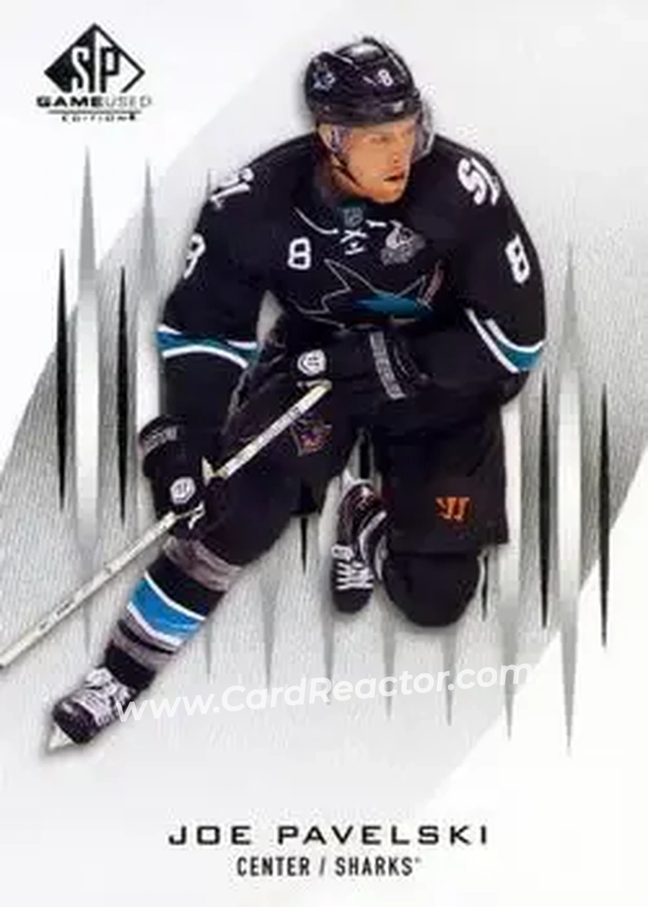 2013-14 SP Game Used #21 - Joe Pavelski - San Jose Sharks - Front