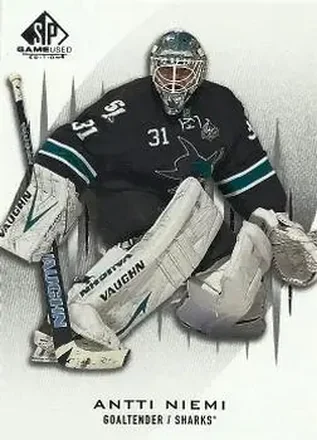 2013-14 SP Game Used #22 - Antti Niemi - San Jose Sharks