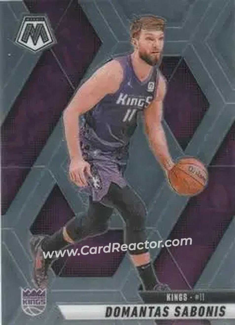 2024-25 Panini Mosaic #17 - Domantas Sabonis - Sacramento Kings - Front