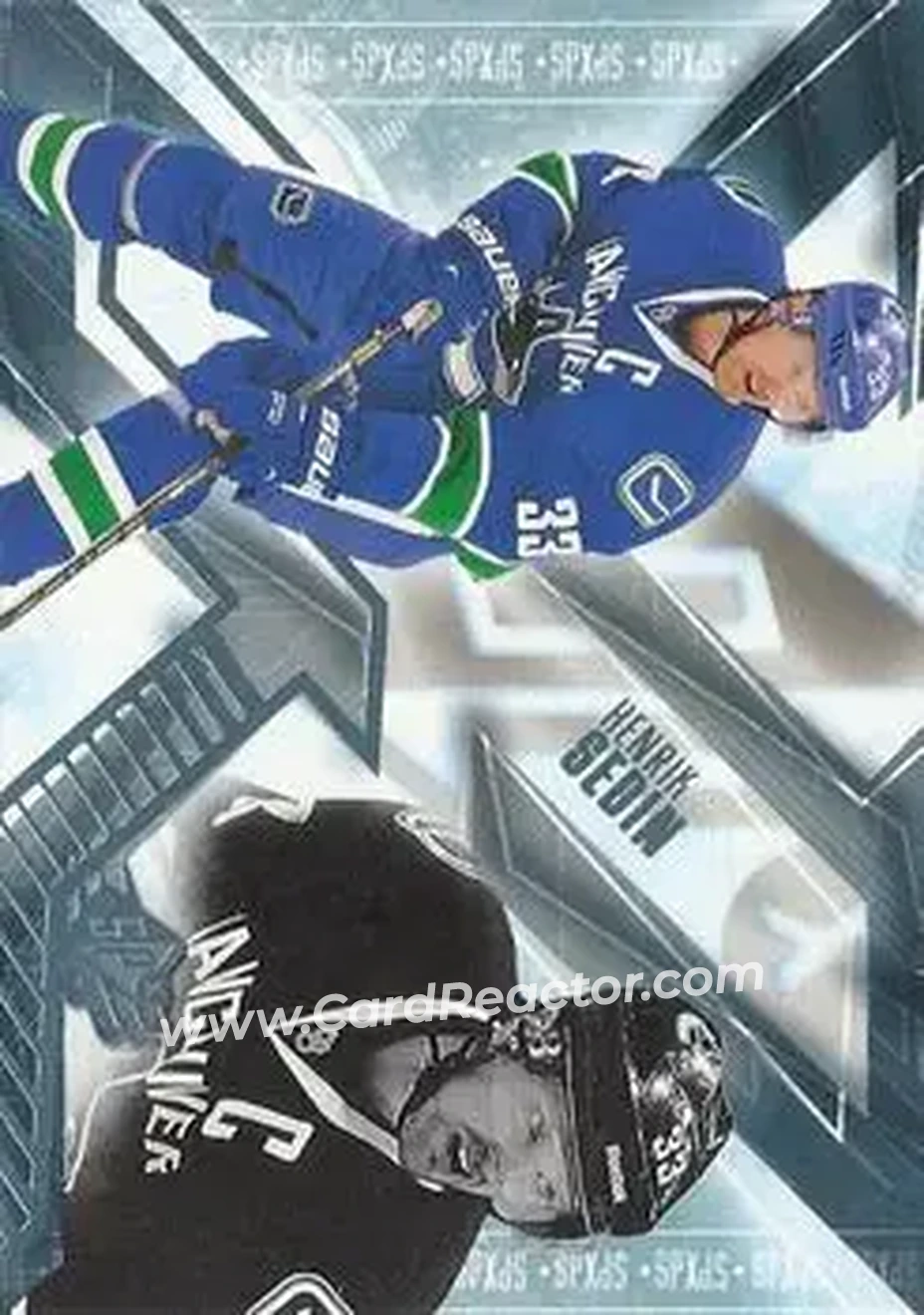 2013-14 SPx #6 - Henrik Sedin - Vancouver Canucks - Front