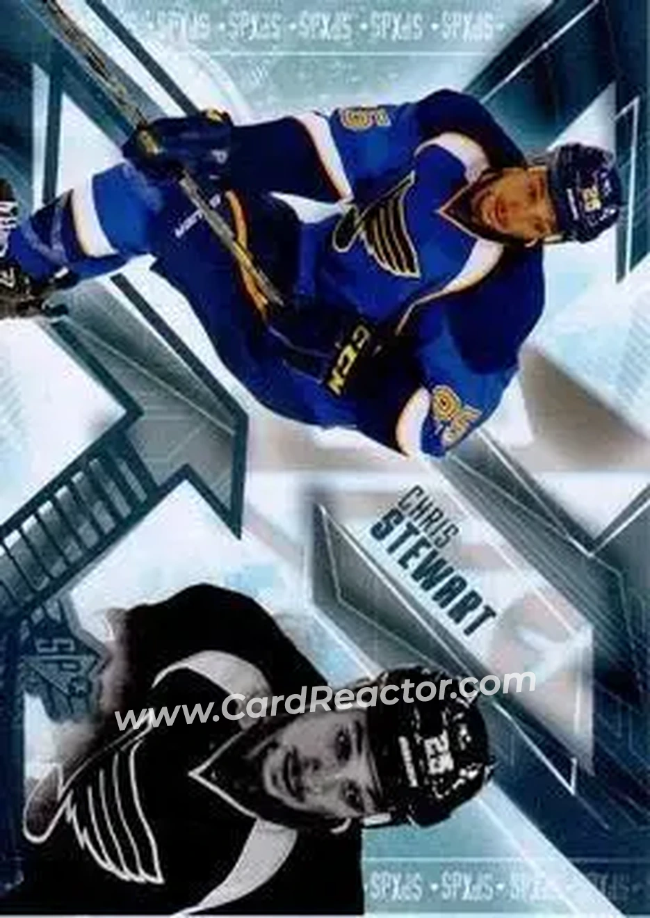 2013-14 SPx #18 - Chris Stewart - St. Louis Blues - Front