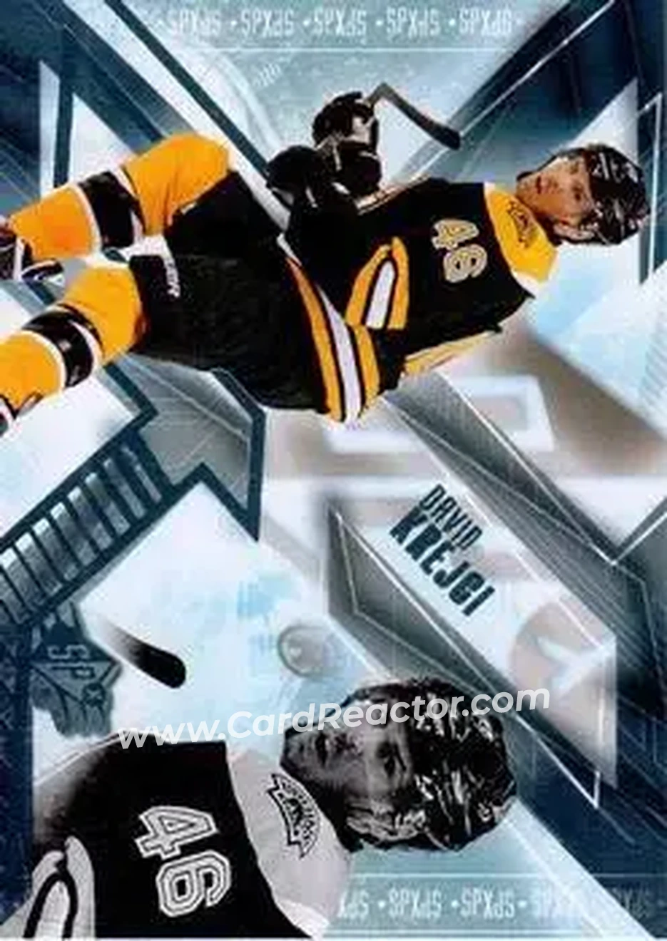 2013-14 SPx #25 - David Krejci - Boston Bruins - Front