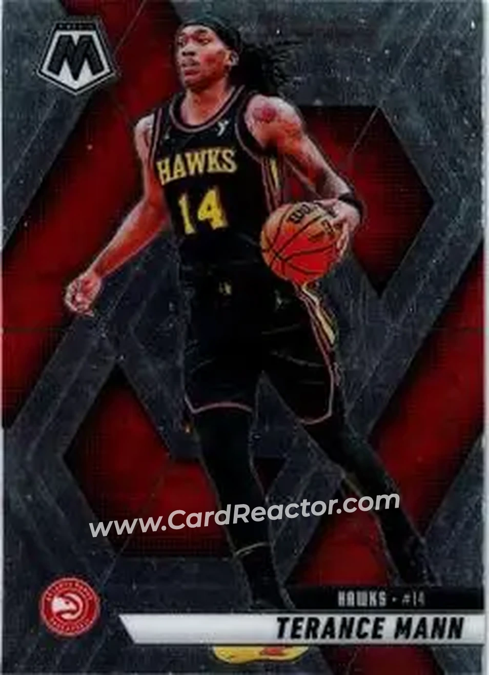 2024-25 Panini Mosaic #19 - Terance Mann - Atlanta Hawks - Front