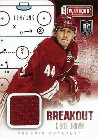 2013-14 Panini Playbook - Breakout #B-CB - Chris Brown - Phoenix Coyotes