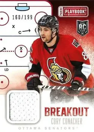 2013-14 Panini Playbook - Breakout #B-CON - Cory Conacher - Ottawa Senators