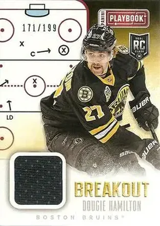 2013-14 Panini Playbook - Breakout #B-DH - Dougie Hamilton - Boston Bruins