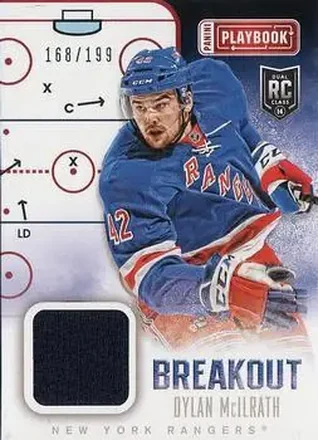 2013-14 Panini Playbook - Breakout #B-DMI - Dylan McIlrath - New York Rangers