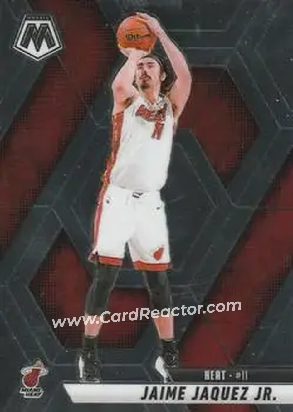 2024-25 Panini Mosaic #21 - Jaime Jaquez Jr. - Miami Heat - Front