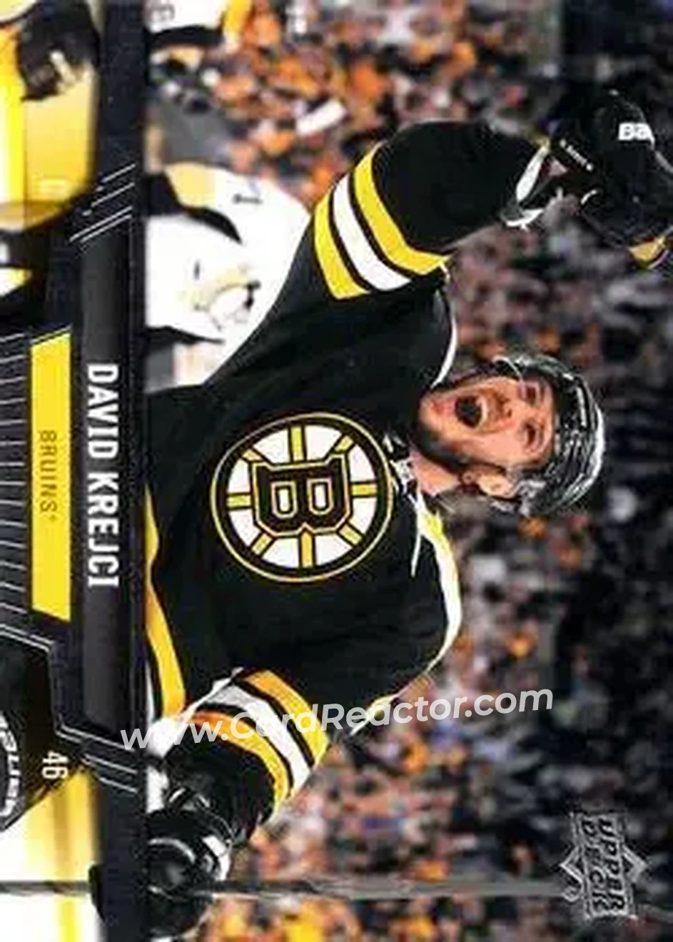 2013-14 Upper Deck #1 - David Krejci - Boston Bruins - Front
