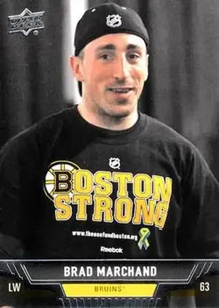 2013-14 Upper Deck #5 - Brad Marchand - Boston Bruins