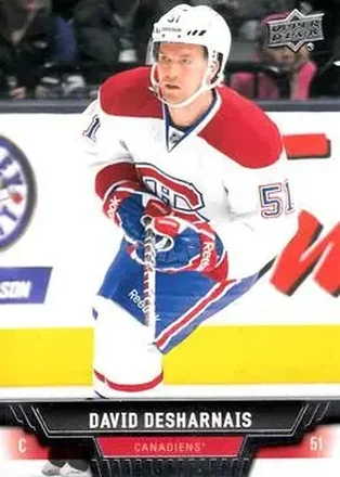 2013-14 Upper Deck #10 - David Desharnais - Montreal Canadiens