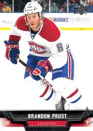 2013-14 Upper Deck #12 - Brandon Prust - Montreal Canadiens