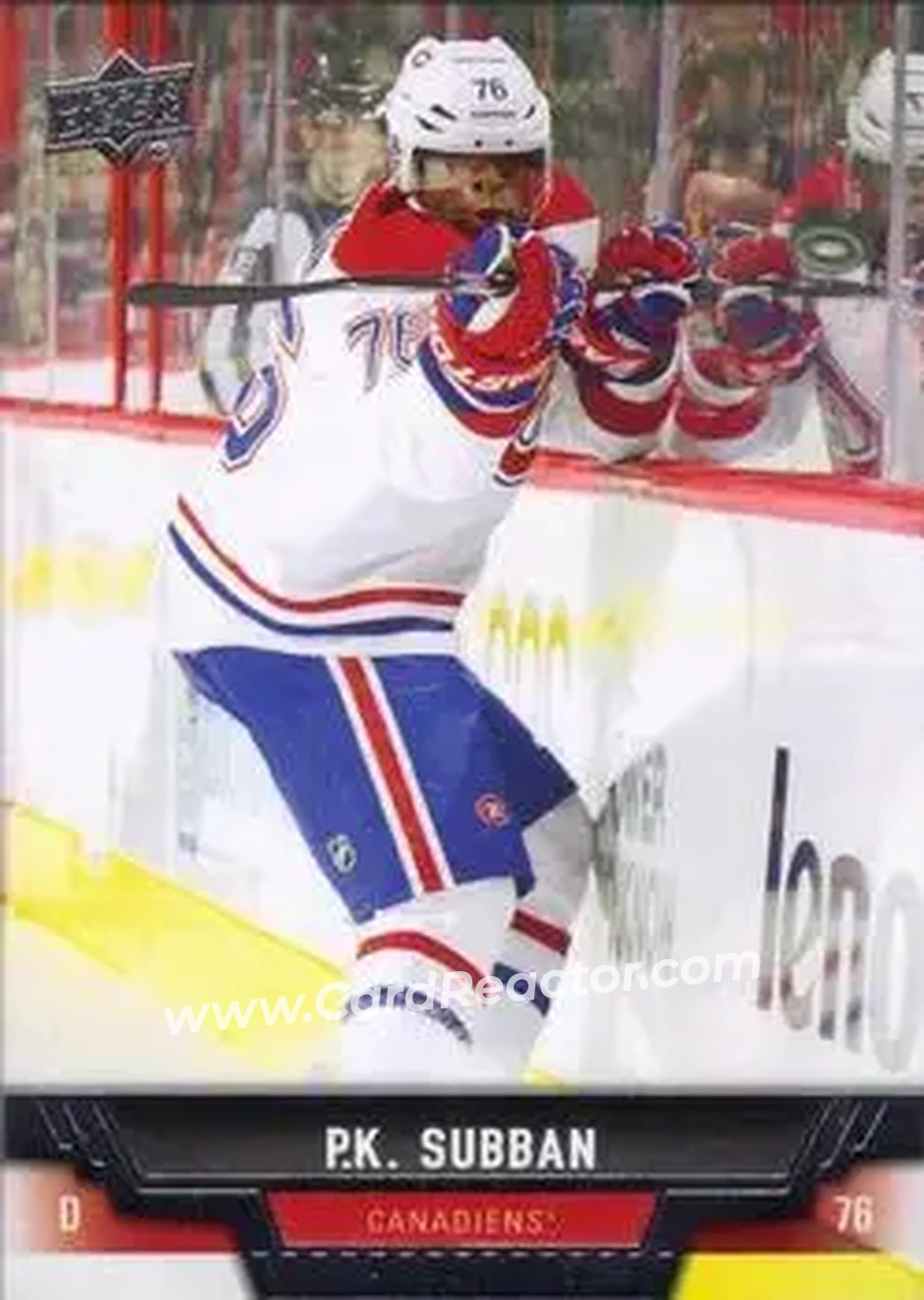 2013-14 Upper Deck #14 - P.K. Subban - Montreal Canadiens - Front