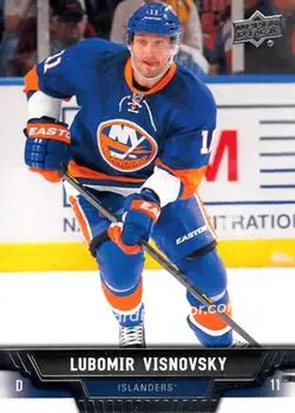 2013-14 Upper Deck #17 - Lubomir Visnovsky - New York Islanders - Front
