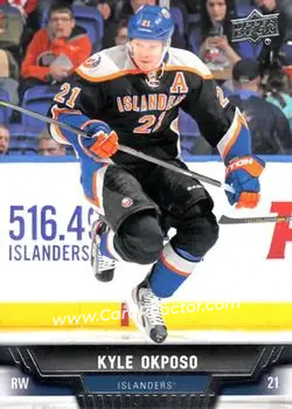 2013-14 Upper Deck #22 - Kyle Okposo - New York Islanders - Front