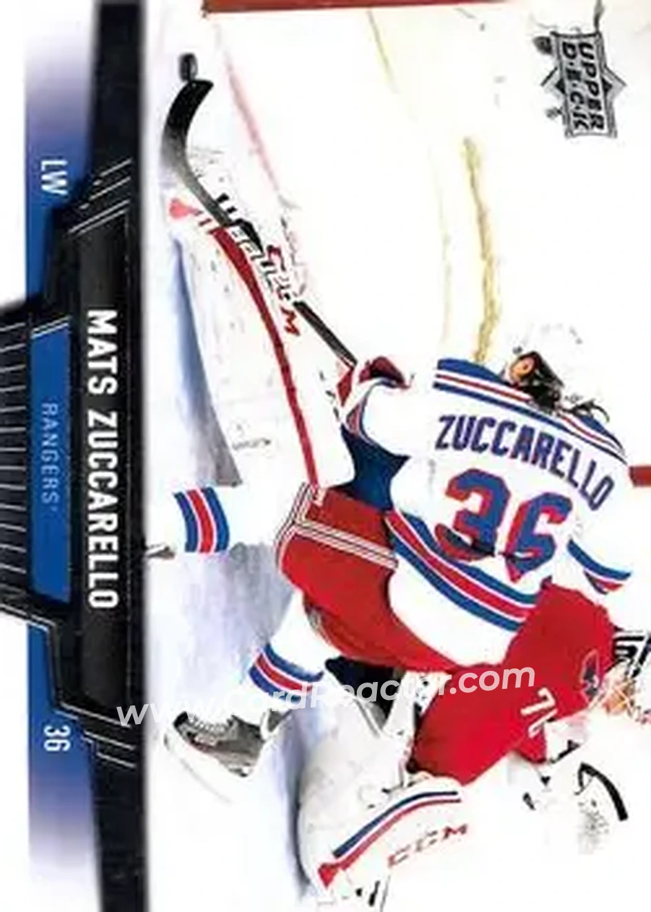 2013-14 Upper Deck #25 - Mats Zuccarello - New York Rangers - Front