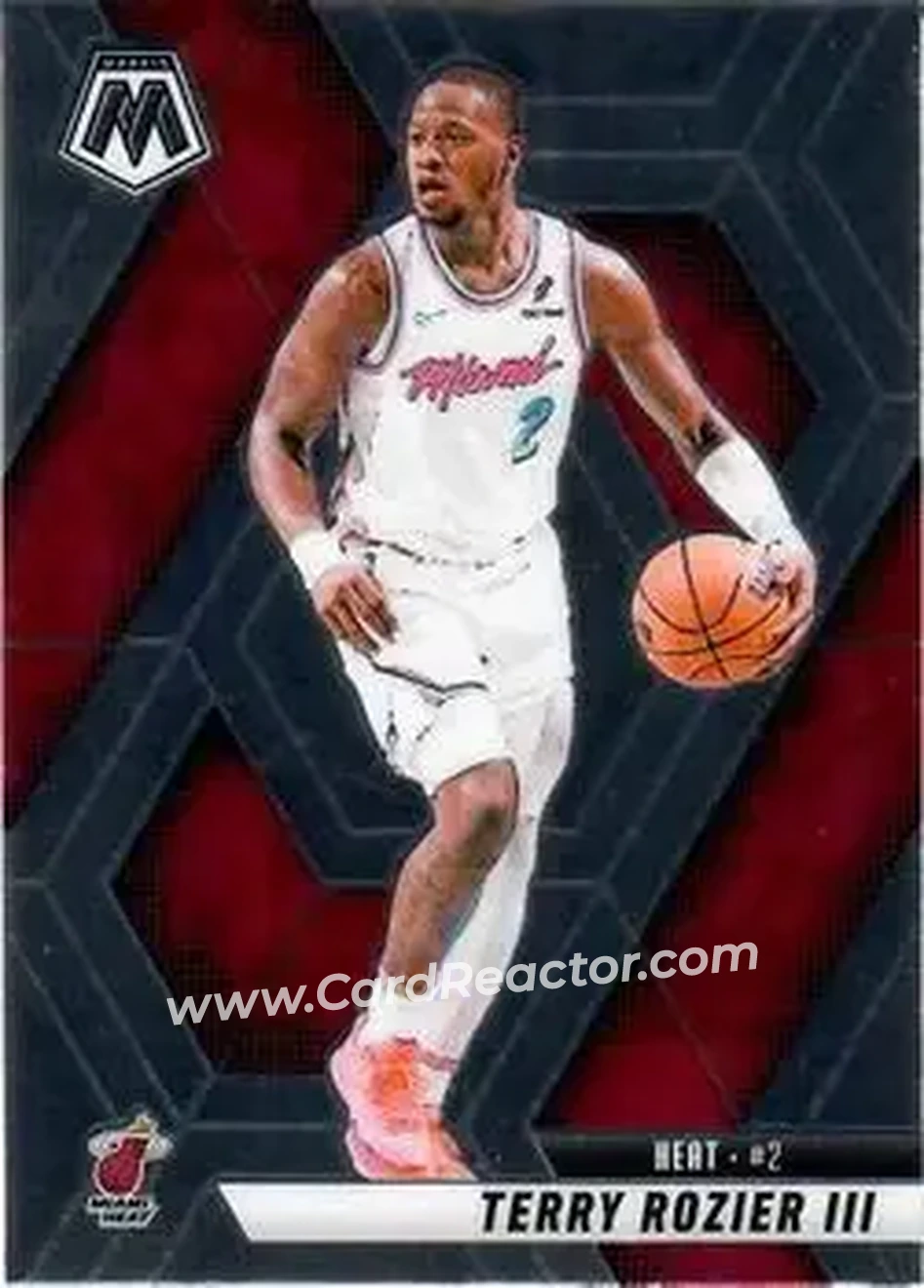 2024-25 Panini Mosaic #22 - Terry Rozier III - Miami Heat - Front 2024-25 Panini Mosaic #22 - Terry Rozier III - Miami Heat - Front