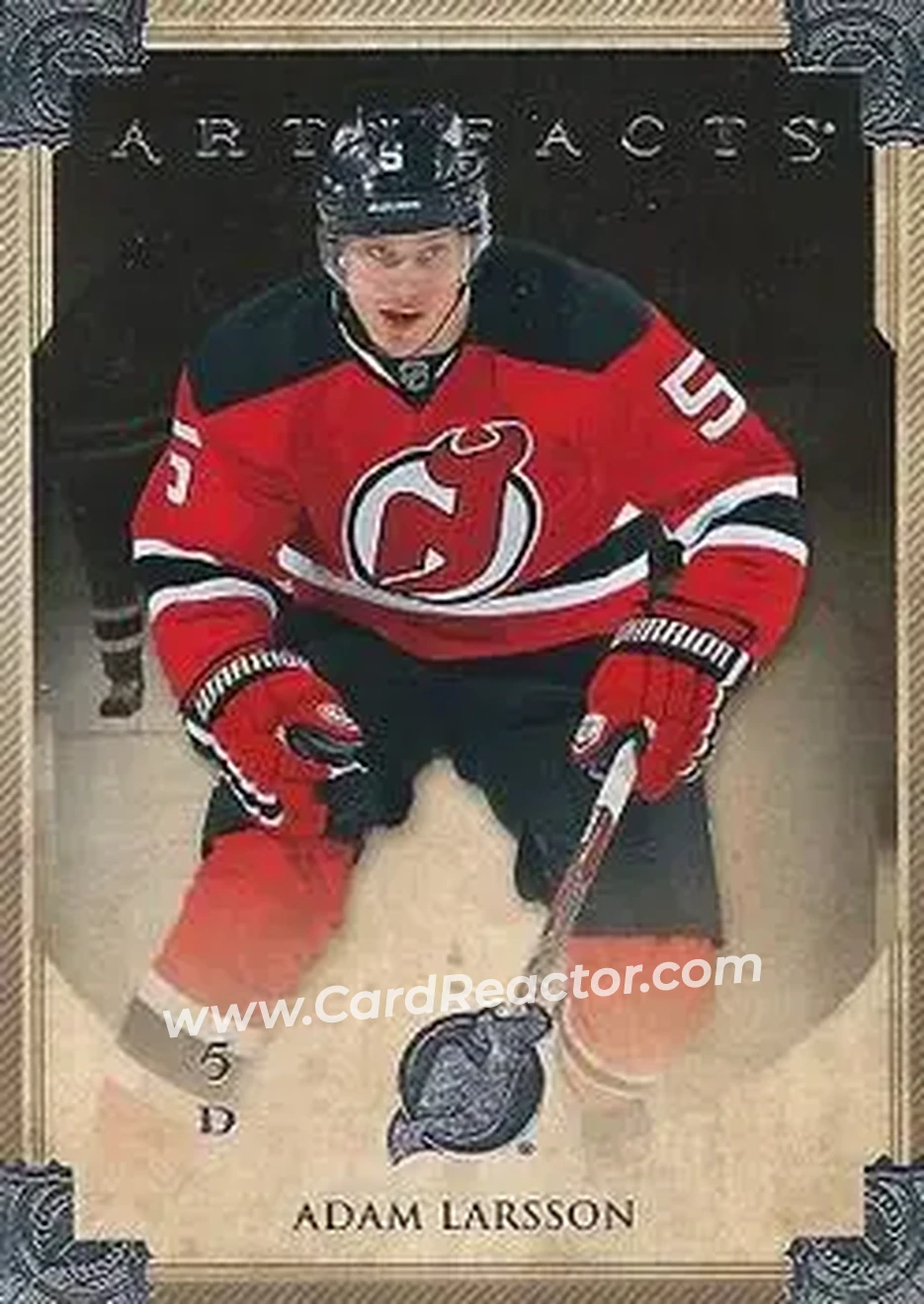 2013-14 Upper Deck Artifacts #2 - Adam Larsson - New Jersey Devils - Front