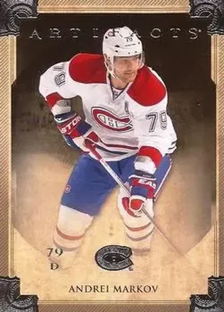 2013-14 Upper Deck Artifacts #6 - Andrei Markov - Montreal Canadiens