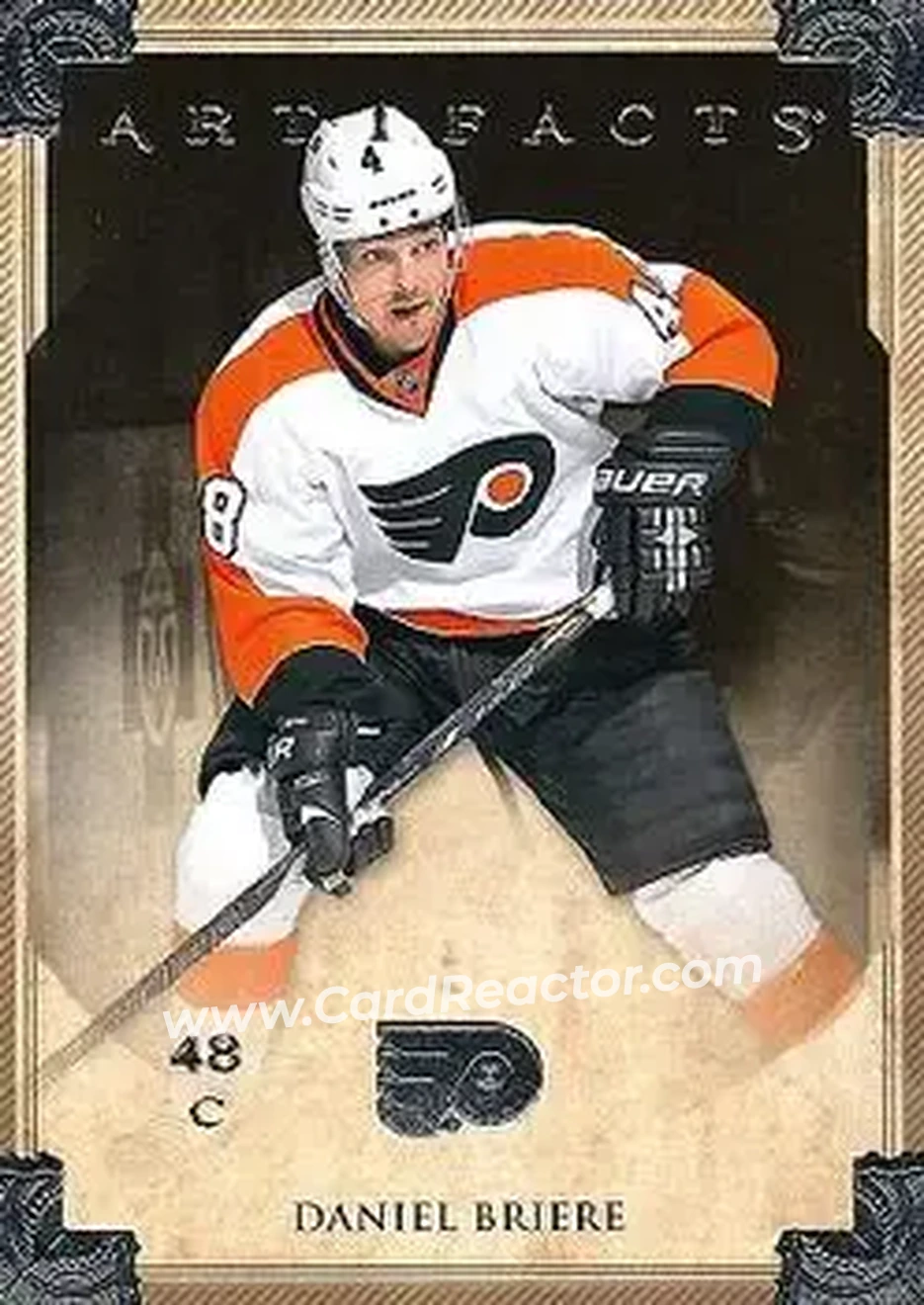 2013-14 Upper Deck Artifacts #18 - Daniel Briere - Philadelphia Flyers - Front