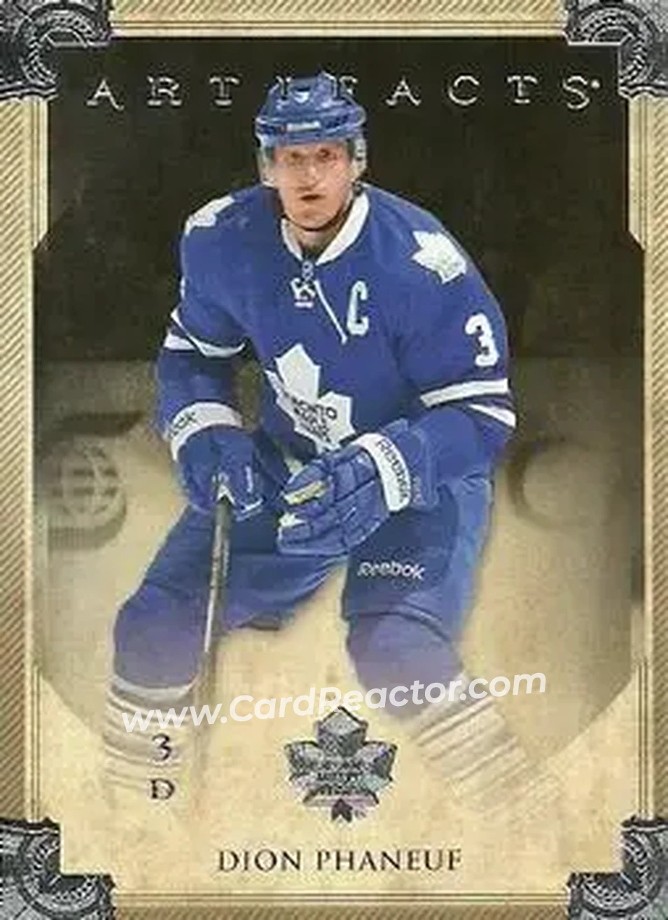 2013-14 Upper Deck Artifacts #20 - Dion Phaneuf - Toronto Maple Leafs - Front