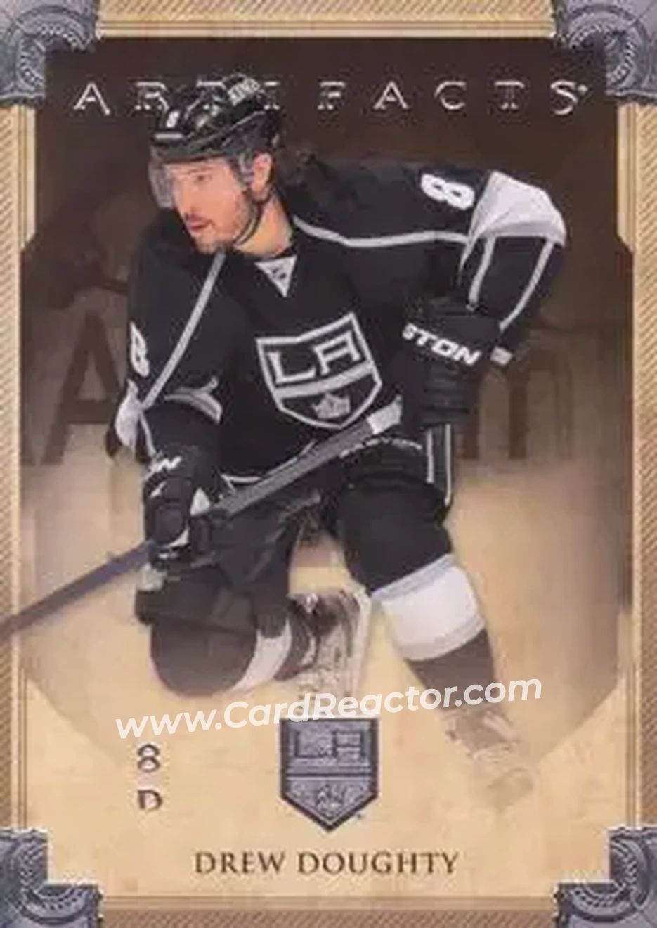 2013-14 Upper Deck Artifacts #22 - Drew Doughty - Los Angeles Kings - Front