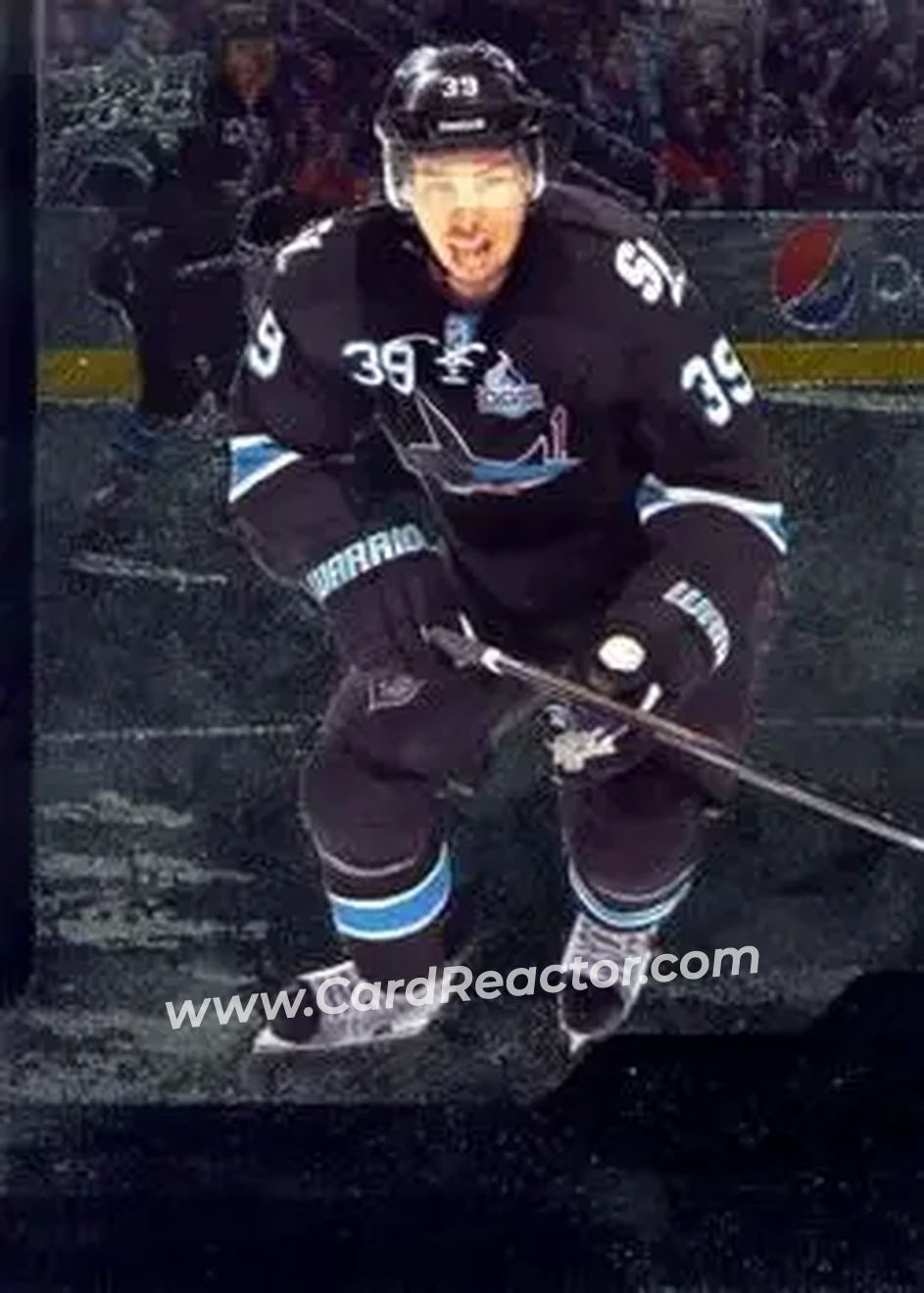 2013-14 Upper Deck Black Diamond #28 - Logan Couture - San Jose Sharks - Front