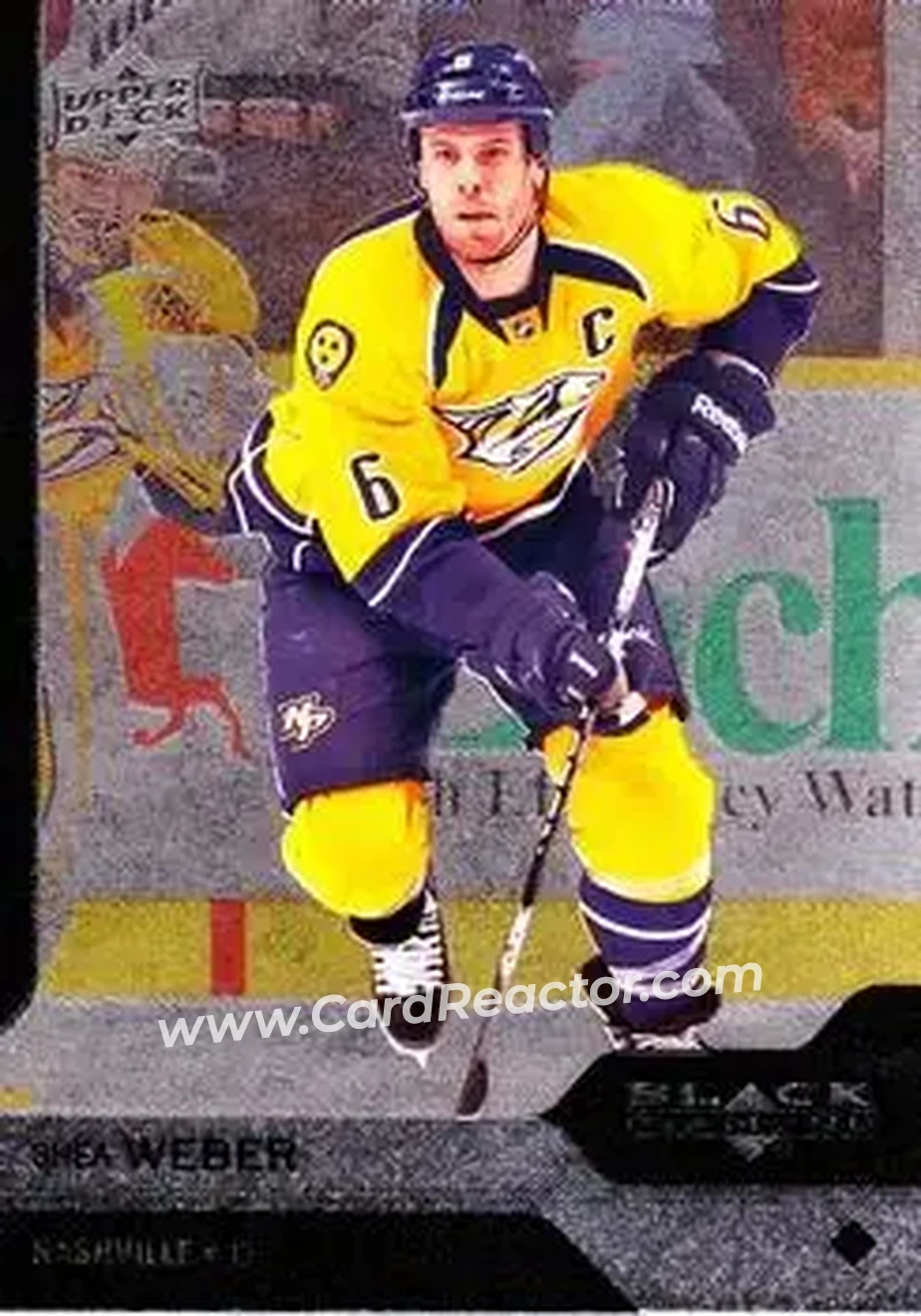 2013-14 Upper Deck Black Diamond #30 - Shea Weber - Nashville Predators - Front