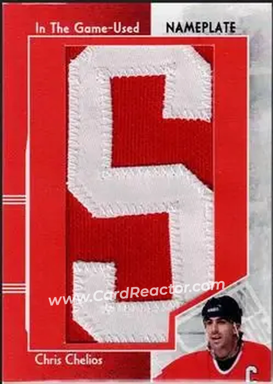 2013-14 In The Game Used - Nameplate Gold Version #NP-190 - Chris Chelios - Chicago Blackhawks - Front